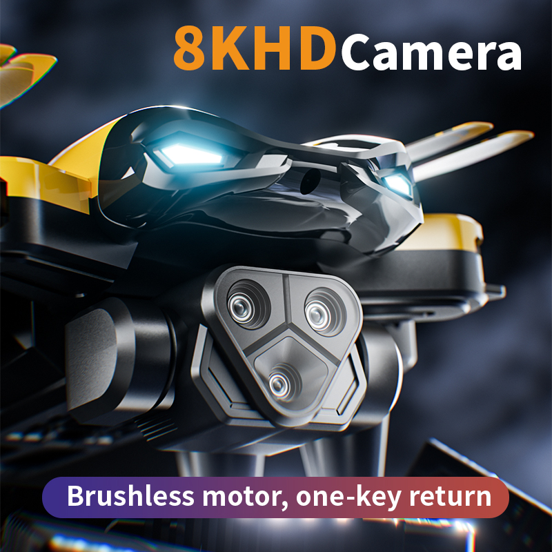 Brushless RC Drone 8K Triple C - Rc Helicopter Case ulasan dan harga