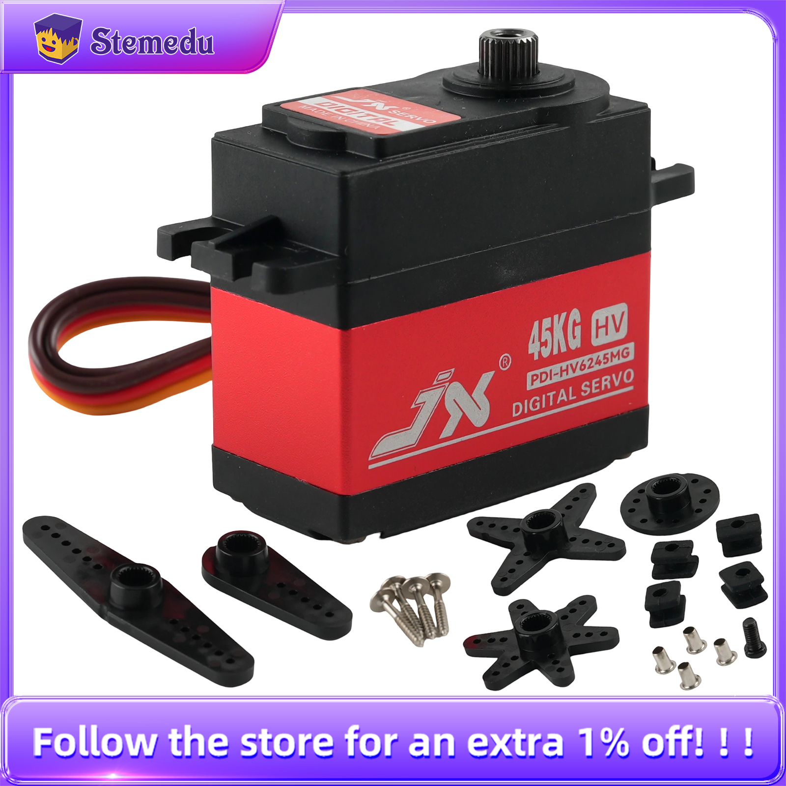JX Servo PDI-HV6245MG 45KG HV  - Rc Helicopter Servo ulasan dan harga