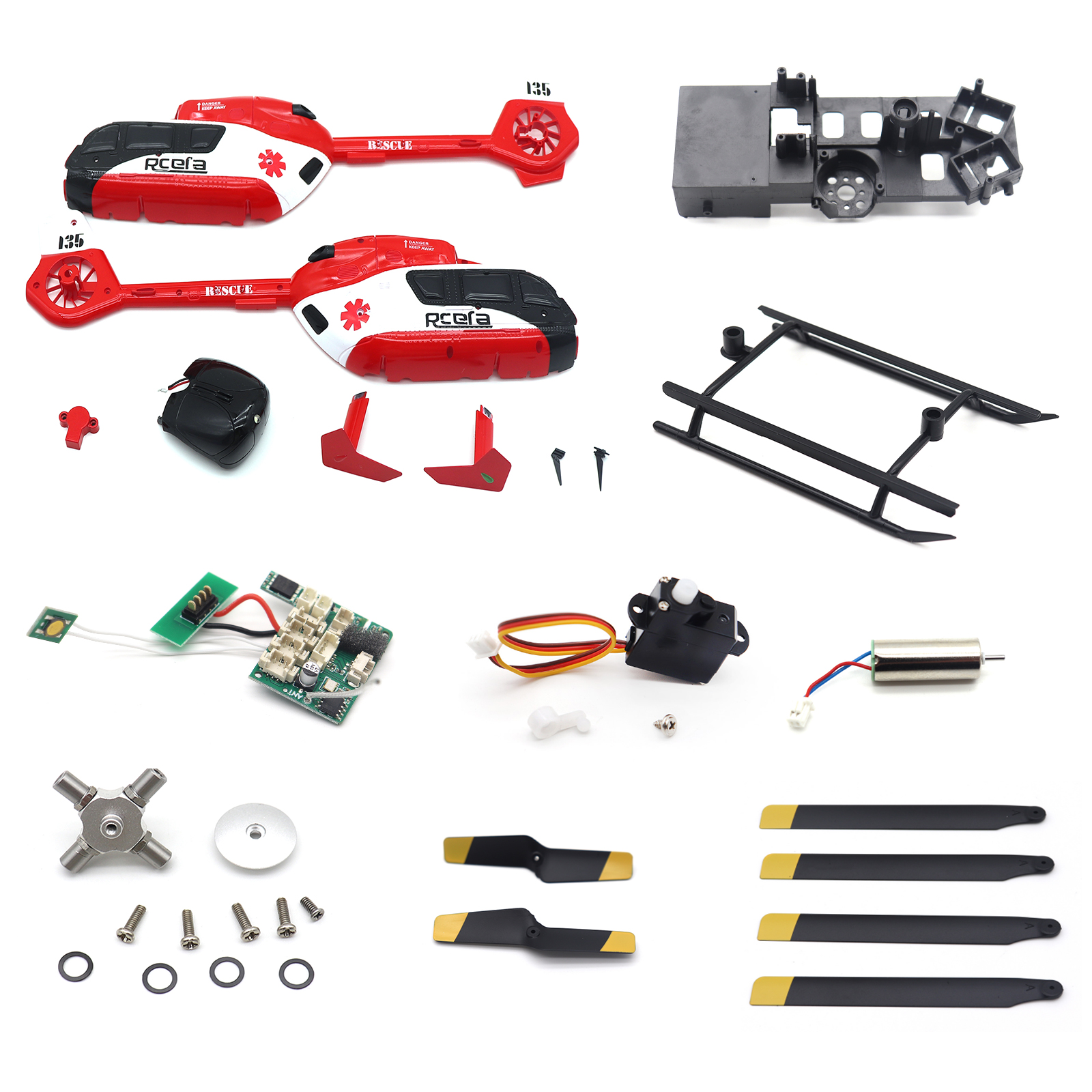 Original Parts for C159 EC-135 - Rc Helicopter Remote Control ulasan dan harga