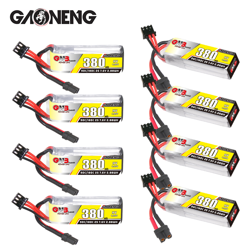 GNB 2S 7.6V 380mAh 90C/180C Li - Rc Helicopter Battery ulasan dan harga