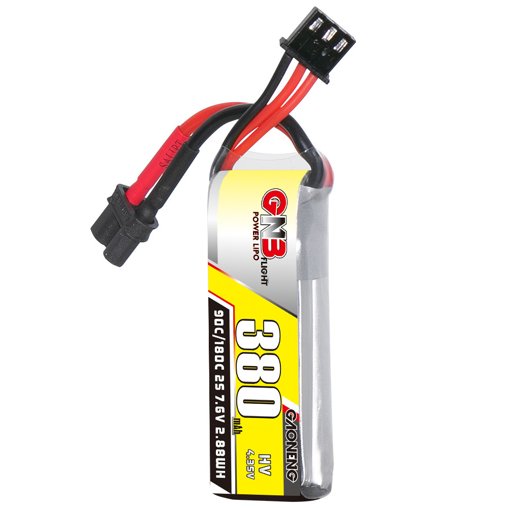 GNB 2S 7.6V 380mAh 90C/180C Li - Rc Helicopter Battery ulasan dan harga