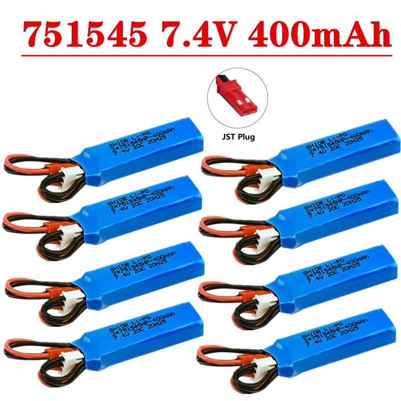 RC Car Battery 7.4V 400mah Lip - Rc Helicopter Parts ulasan dan harga