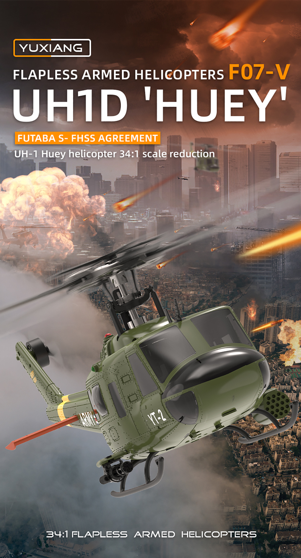 New YUXIANG RC Helicopter F07- - Rc Helicopter Gyro ulasan dan harga