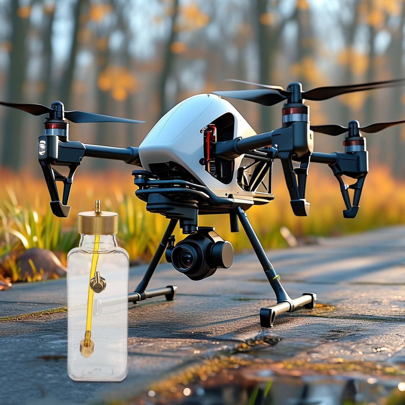 1Set Clear Plastic Rc Gas Tank - Rc Helicopter Gas ulasan dan harga